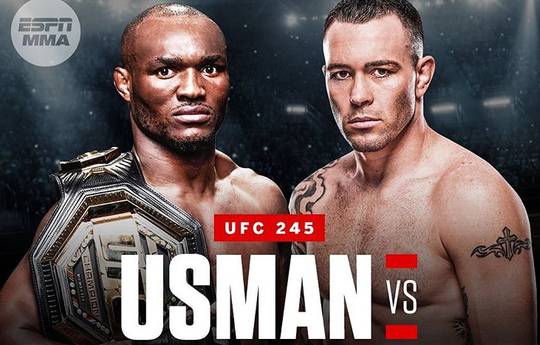 Kamaru Usman vs Colby Covington at UFC 245