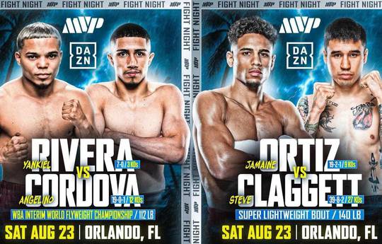 Yankiel Rivera vs Angelino Cordova Undercard - Full Fight Card List, Schedule, Running Order