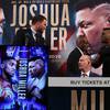 Anthony Joshua and Jarrell Miller almost get into a brawl at the first presser 22