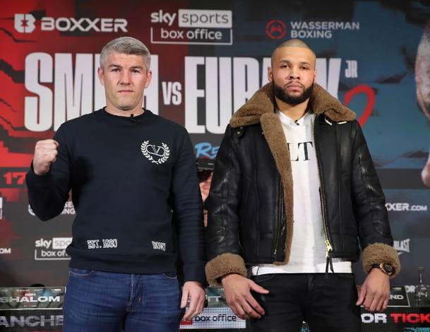 Eubank Jr y Smith dan una rueda de prensa antes de la revancha