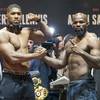 Joshua and Takam make weight