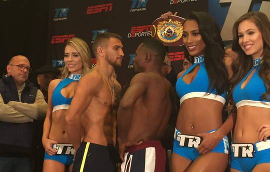 Lomachenko vs Rigondeaux. Weigh-in