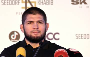 Khabib gave a bold prediction for the fight between Oliveira and Makhachev