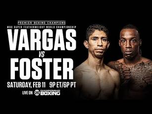 Promo Saturday match Vargas-Foster