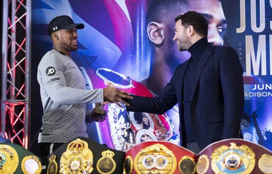 Joshua has signed with Matchroom for the rest of his career