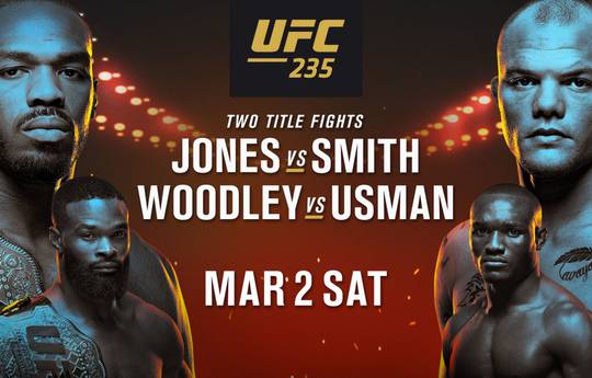 Файткард турнира UFC 235: Джонс – Смит