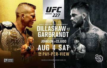 UFC 227: Диллашоу – Гарбрандт 2. Прямая трансляция, где смотреть онлайн