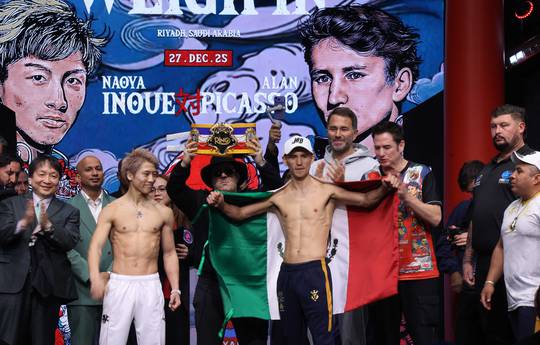 Inoue and Picasso Completed the Weigh-in