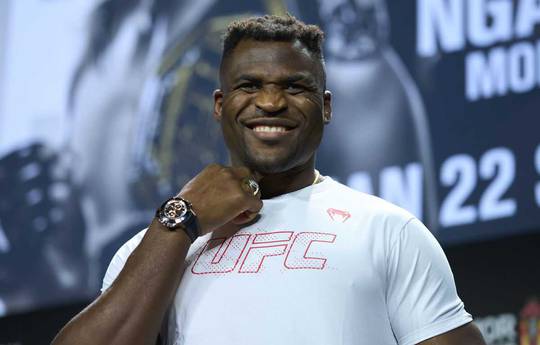Ngannou gave his first comment after the announcement of the fight with Joshua