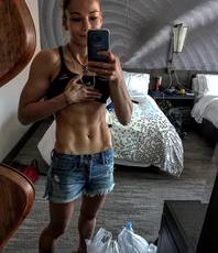 UFC fighter Marina Moroz showed ideal figure