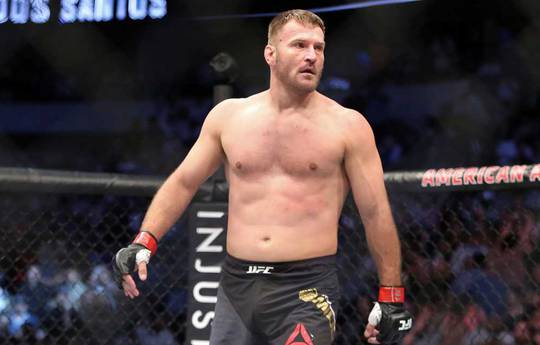 Miocic responded to Aspinall: "As soon as I beat Jones, we'll talk about unifying the belts."
