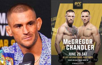 Porier gave his prediction for McGregor's fight with Chandler
