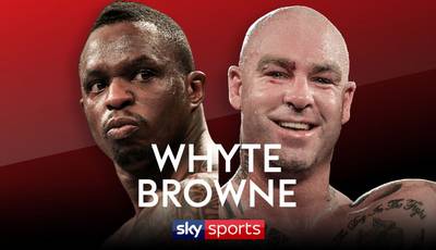 Whyte vs Brown on March 24 in London