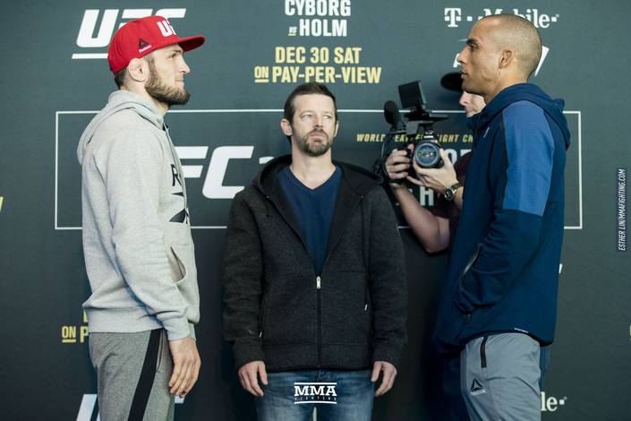 Бойцы турнира UFC 209 встретились лицом к лицу (фото + видео)