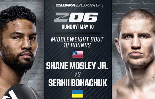 Serhii Bohachuk vs. Shane Mosley Jr. Set for Zuffa Boxing 6: A Las Vegas Test With Real Middleweight Stakes