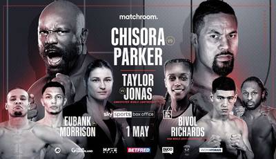 Parker vs Chisora, Bivol vs Richards, Taylor vs Jonas. Where to watch live