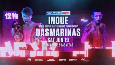 Naoya Inoue vs Michael Dasmarinas. Where to watch live