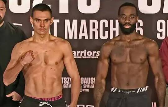 Tszyu and Gushe passed the weigh-in