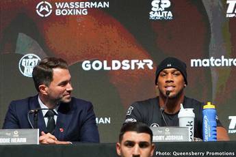 Hearn explica como Joshua deve atuar para vencer Wallin