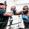 Takam holds an open training session before his fight with Joyce 11