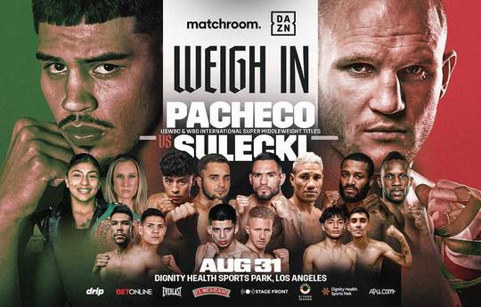 How to watch the Diego Pacheco vs Maciej Sulecki weigh in: Date, time, live stream