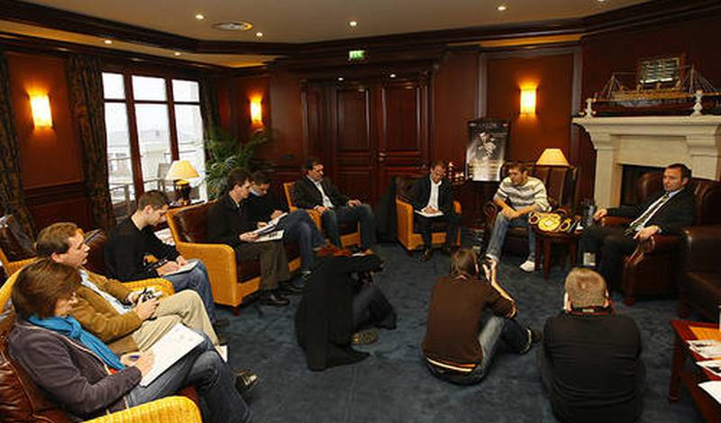 Пресс-конференция с Русланом Чагаевым