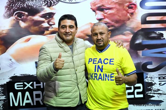 Morales y Salido dieron rueda de prensa en la víspera de la pelea de exhibición