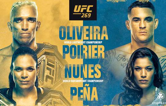 UFC 269: Oliveira vs. Poirier. Where to watch live