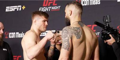 UFC Fight Night 254: resultados del pesaje