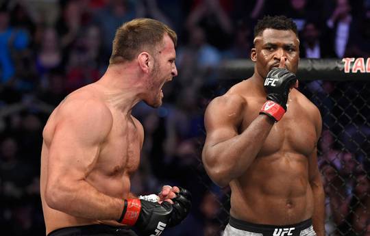 Ngannou called the best fight of his career