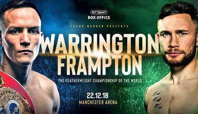 Warrington vs Frampton. Where to watch live