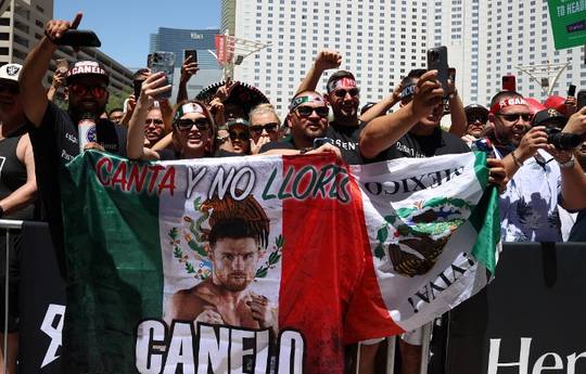 Alvarez and Bivol weigh in