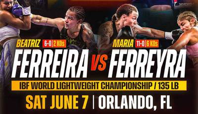 Beatriz Ferreira vs Maria Ferreyra Undercard - Full Fight Card List, Schedule, Running Order