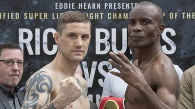 Indongo dominates Burns to unify WBA and IBF 140lb titles