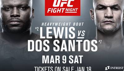 Lewis vs Dos Santos. Predictions and betting odds