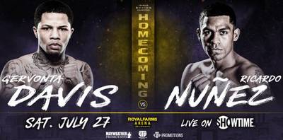 Davis vs Nunez. Where to watch live