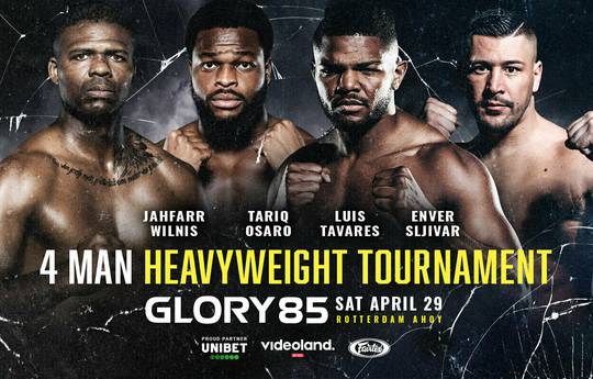 Glory 85: the entire fight map of the tournament