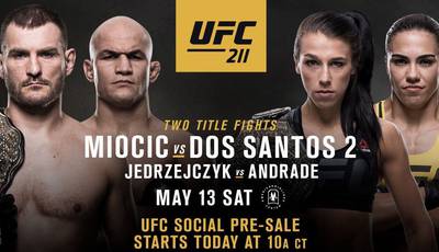 UFC 211:  Миочич – Дос Сантос. Прямая трансляция, где смотреть онлайн