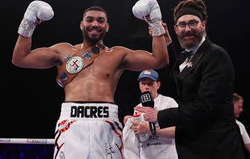 Dacres became the new British heavyweight champion