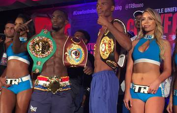 Crawford vs Indongo, Gvozdyk vs Baker – weigh in results