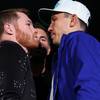 Alvarez and Golovkin face to face 15