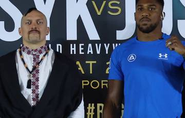 Usyk-Joshua 2. Live broadcast of the weigh-in