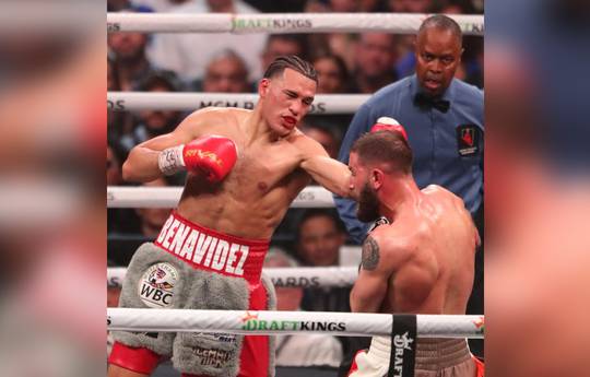 David Benavidez Calls Out Canelo After Defeating 'Zurdo' Ramirez: "I Want The Best"