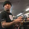 Davis at the open training session before Gamboa fight 9