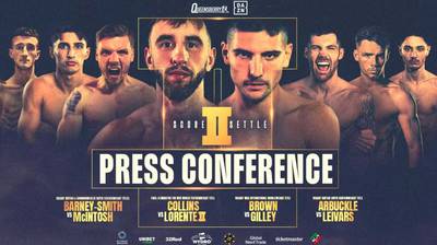 Nathaniel Collins vs Cristobal Lorente Undercard - Full Fight Card List, Schedule, Running Order