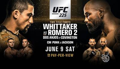 UFC 225: Whittaker vs Romero 2. Where to watch online