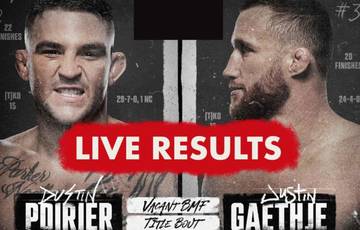 UFC 291: Gaethje noqueó a Poirier y otros resultados del torneo