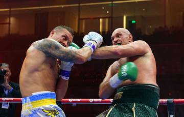 Aspinall gaf een voorspelling voor een rematch tussen Usyk en Fury