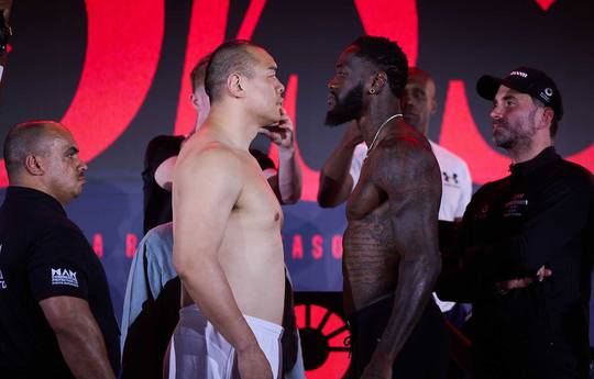 Deontay Wilder vs Zhilei Zhang Weigh In Results