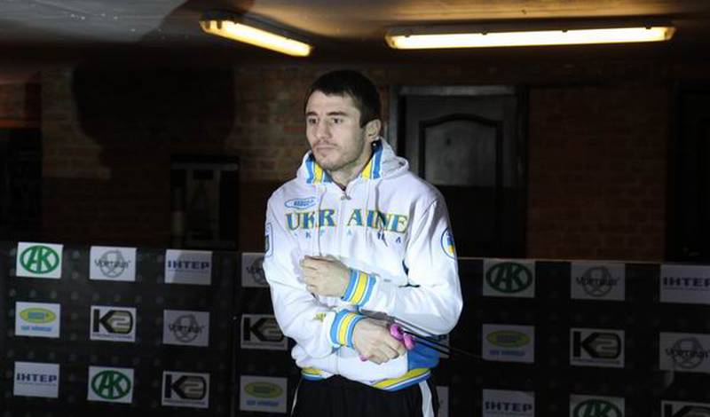 Заурбек Байсангуров во время открытой тренировки